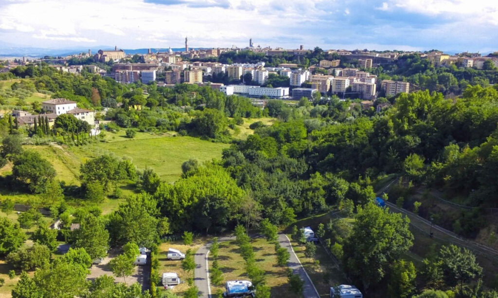 camping siena colleverde in toscane vlakbij het centrum van siena