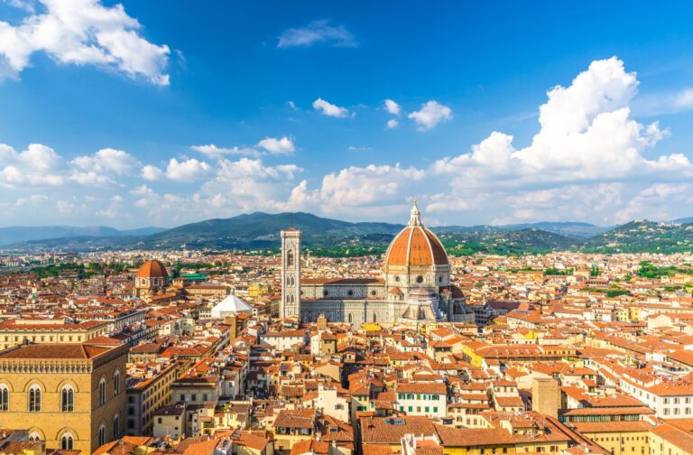 de stad florence in toscane