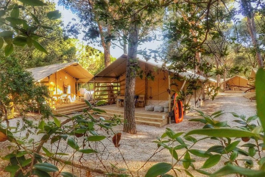 Camping Village Maremma Sans Souci Toscane tenten
